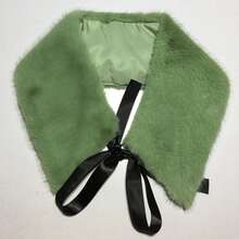 1pc Faux Fur Collar Scarf, Autumn/Winter Coat Decoration - Multicolor - View 18