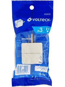 Volteck MUL-310, Multicontacto triple aterrizado, tipo cubo - Multicontacto triple - Ver 9