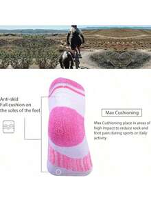 5/10/20 Pcs Athletic Ankle Women Socks Running Compression Socks For Women Cozy Soft Tab Socks - Multicolor - View 2