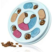 Dog Puzzle Toys Interactive Dogs Game Pets Enrichment Toys For Puppy Mentally Stimulating Feeding Dispenser Dog Treat Puzzle Feeder For Small Medium And And Large Dogs Brain Training - 藍色 - 查看 1