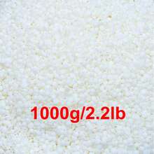 100/500/1000/1200g 純大豆蠟粒香氛蠟燭原料 DIY 無煙蠟燭製作材料，適用於家居裝飾香氛蠟燭、杯蠟、母親節禮物、情人節、母親節女性家居手工藝製作材料 - 米色 - 查看 9