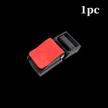 Quick Release Helmet Strap Kit (1/2/5 Pieces) - Adjustable Polypropylene Buckle With Red Padded Insert, Compatible With Straps Up To 19mm | Durable Motorcycle Helmet Accessory - Black and Red - View 9