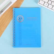 Set Of 4 A5 Colorful Spiral Notebooks, Stylish Student Classroom Notebooks, Office Thick Lined Notepads - Multicolor (4-book Set) - View 6