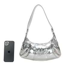 Adidas Bolso bandolera casual para mujer, estilo KC2771 - plata metálica - Ver 2