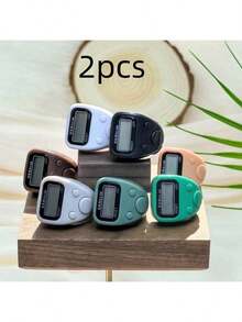 1 Stück Finger Zählring, elektronischer Zählring mit LED-Licht, geeignet zum Zählen, Beten, Sport - Verschiedenfarbig - Übersicht 26