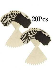 1-30 Pieces Mini Chalkboard Plant Tags, 15 X 6 Cm T-Type Garden Plant Labels With Marker, Wooden Plant Labels Rectangle Tags, Vegetable Plaques For Potted Plants - Multicolor - View 19