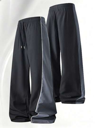 Men's Outdoor Loose Fit Casual Sports Pants, Lightweight, Suitable For Spring And Autumn