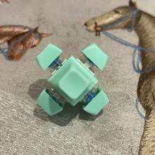 1pc Keyboard Clicker Stress-Relieving Toy Cube Mechanical Key Button Stress-Relieving Adult Gift, Fingertip Toy, Teen Creative Toy > Teen Stress-Relieving Toy Daily Entertainment Mini-Game Relieve Stress Through Time, Give Friends Stress-Relieving Gift, Back-To-School Season Gift With Keychain (Color And Style Random). - Multicolor - View 6