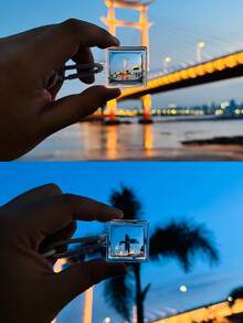 我的世界像素风、像素滤镜、马赛克风格钥匙扣、创意吊坠、包包配饰、完美的生日惊喜、独特的派对礼物、精美工艺品