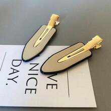 4/8pcs Solid Hair Clip For Daily Use For Girls Hairstyles Casual Claw Clips Hair Claws Hair Barrettes, School Stuff - 彩色 - 查看 6