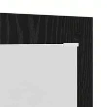Wall-Mounted Coat Rack Wall-Mounted Black Oak 96 X 1.5 X 90 Cm - 黑色 - 查看 10