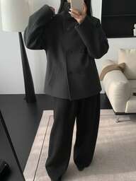 Vintage Style Solid Color Double-Breasted High Collar Women Jacket, Commuter Women Coat For Autumn/Winter