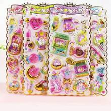 New Shiny Cartoon 3D Shake Stickers, Large Cute Liquid Filled Shaking Water Stickers - Multicolor - View 2