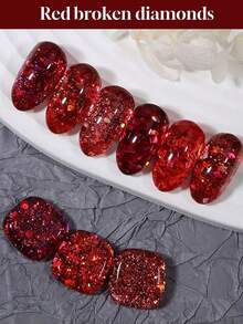 12ML Capacity 2025 New Valentine's Day Gift, Summer And Autumn Passionate Dragon Fruit Pink, Porcelain White, Red Light Cat Eye Gel Nail Polish. Autumn And Winter Colors Feature Fine Glitter Pink Magnetic Nail Beauty, Paired With Base Coat And Top Coat, Requires UV Light. Plant-Based Gel 8-Color Set Suitable For Beginners, Home, Office, Commuting, Dating. , Virus-Free, Hot-Selling Salon-Grade Style With 28-Day Wear.