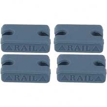 ZJchao 5 Pcs/Set Kit De Compatibilidad De Aleta De PVC Accesorios De Tabla De Surf De Relleno De Pesta?as FCS 2 Ajustador De Tim¨®n Kit De Compatibilidad De Aleta Ajustador De Aleta De Cola - 1 - Ver 10