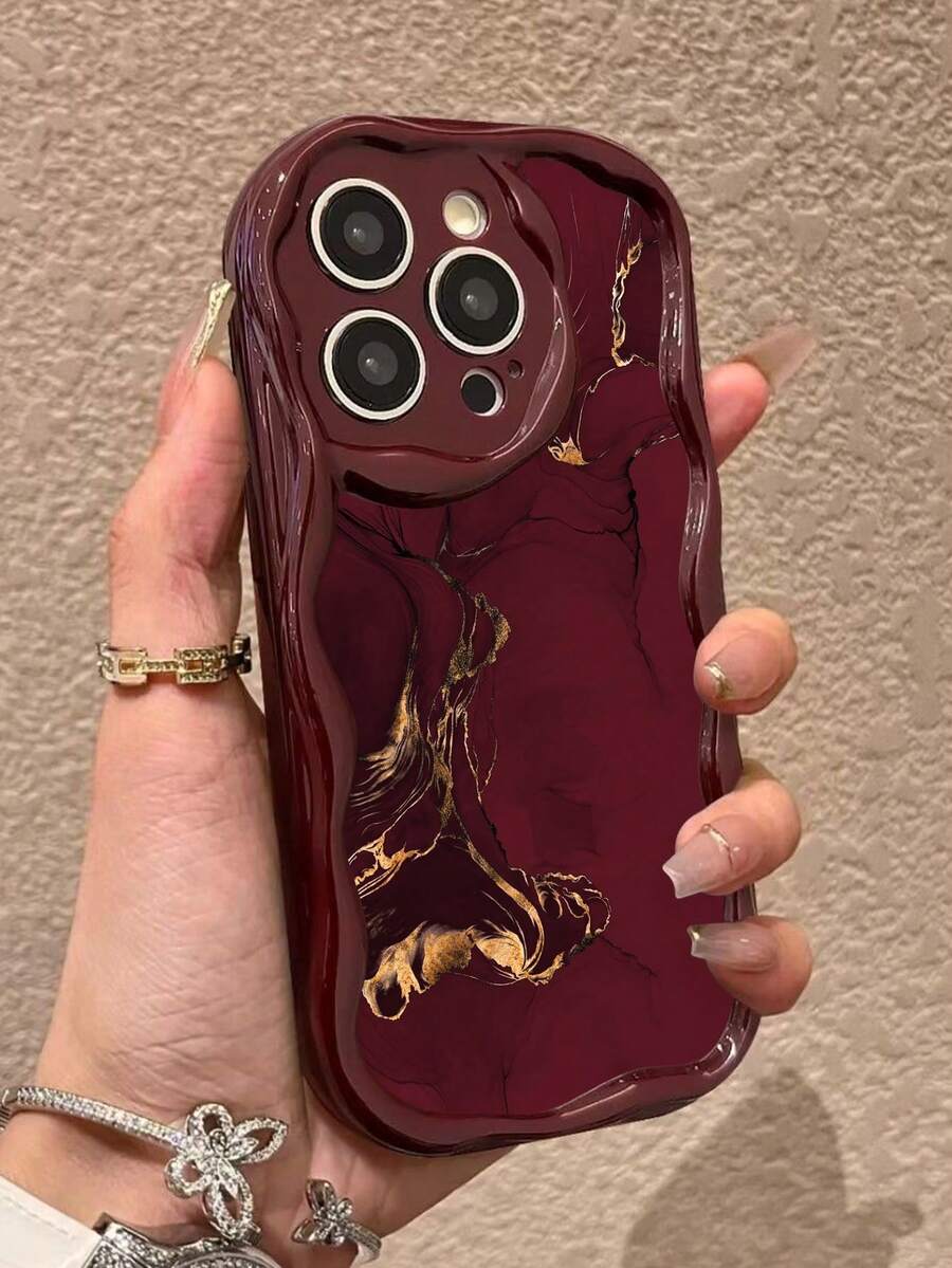 2025奶油大理石纹防震手机壳，兼容 14、14 Pro、14 Pro Max、13、13 Pro、13 Pro Max、11、11 Pro Max、12、12 Pro、12 Pro Max、XR、XS、15、15 Pro、15 Pro Max、16、16 Pro、16 Pro Max、17、17 Pro、17 Air、17 Pro Max，高级防摔手机保护套 - 彩色 - 查看 1