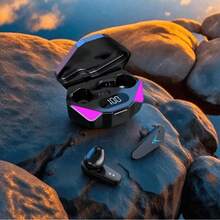 Auriculares inalámbricos Bluetooth X15 con micrófono para juegos, sonido estéreo 9D, posicionamiento de audio y graves para jugadores - Negro - Ver 7