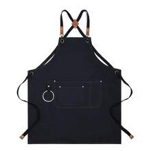 Celemek Kanvas Tebal dengan Teks/Logo Kustom, Tahan Air dan Minyak, Cocok untuk Dapur Rumah, Berkebun di Luar Ruangan, Katering, Pakaian Kerja Denim, Hadiah Luar Biasa untuk Ayah, Celemek Bar, Celemek Bengkel Kanvas dengan Kantong, Hadiah Kustom, Celemek Dapur, Celemek BBQ, Celemek Bartender - beraneka warna - View 11