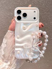 Pearl White + Pearl Appliqué + Pearl Wristband/bracelet