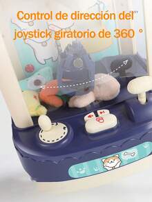 Fun Electric Musical Lighting Claw Game Mini Catch Toys Clip Wrist Machine - Blue - View 3