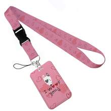 Heart Shape Print Keychain Ribbon Lanyards For Keys ID Card Collectors Phone Straps Rope Students Badge Holder New - Multicolor - View 20