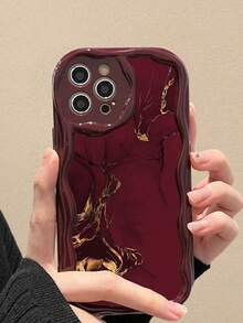 2025奶油大理石纹防震手机壳，兼容 14、14 Pro、14 Pro Max、13、13 Pro、13 Pro Max、11、11 Pro Max、12、12 Pro、12 Pro Max、XR、XS、15、15 Pro、15 Pro Max、16、16 Pro、16 Pro Max、17、17 Pro、17 Air、17 Pro Max，高级防摔手机保护套 - 彩色 - 查看 4