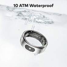 itel Ring 2 Smart Ring Heart Rate,Sleep And Activity Monitoring Touch Controls, Remote Operation Long Battery Life: 5-7 Days