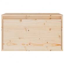 Wall Cabinet 60x30x35 Cm Solid Pinewood - Brown - View 6