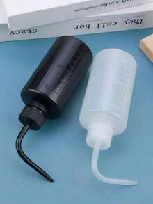 1-2个塑料挤压瓶 - 浇水壶，植物和多肉植物浇水瓶，带塑料嘴，尖嘴浇水瓶，适用于盆栽植物，纹身清洁瓶 - 彩色 - 查看 4