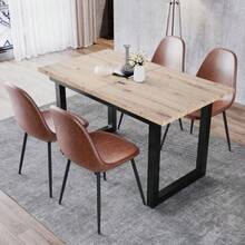 Dining Tables - Black+Natural - View 4