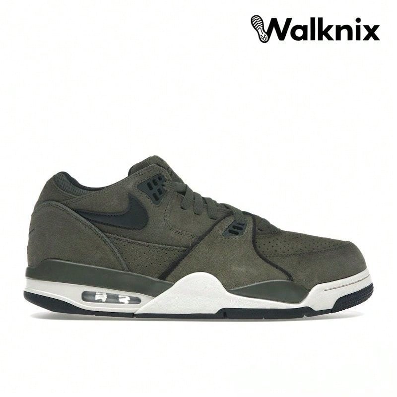 Nike Air Flight 89 Low 'Cargo Khaki' Green Black Sequoia Light-Orewood-Brown Sneakers Men FZ3045-300 - 彩色 - 查看 1
