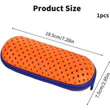 Estuche para Gafas de Natación, Swim Goggle Case For Swimming Goggles, Sunglasses con Cremallera, Liviano y Transpirable, Accesorio de Natación, para Playa y Piscina - Rosa - Ver 5