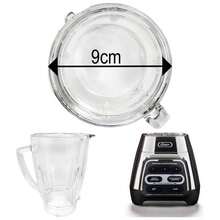 H+R Vaso de vidrio compatible Oster BLSTPYG1209B - 013, BLSTPYG1210RBG - 013, BLSTPYG1211NBG - 013 - inicial - Ver 1