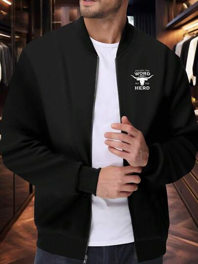 一件优雅印花图案商务休闲加大码男士夹克/外套，大码男装，舒适面料，适合高尔夫、网球、户外旅行、休闲等场合，是送给男士的绝佳礼物。