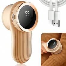 1pc 800mAh Electric Fabric Shaver, Removes Lint And Fuzz From Clothes And Sofa, With Digital Display Screen - Multicolor - View 11