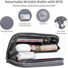Women Wallet & Check Holder - Dusty Purple - View 7