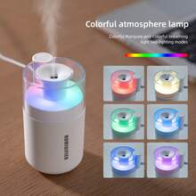 1pc Exquisite Mini Humidifier, Home USB Aroma Diffuser, Room Decor Light And Mood Lamp, Valentine's Day Gift, Suitable For Living Room, Bedroom, Office, Ballroom, And Other Places - Multicolor - View 5
