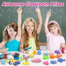 5/10/30/50/72pcs Squishies Mochi Squish Toys Party Favors For Kids Stocking Stuffers, Christmas Favors, Soft Squeeze Stress Reliever Toys For Kids And Adults, Mini Kawaii Squish Toys For Classroom Prizes Fidget Toys Goodie Bag Christmas Easter Egg Fillers Gift For Kids, Birthday Party Favors Gifts, Random Colors And Styles