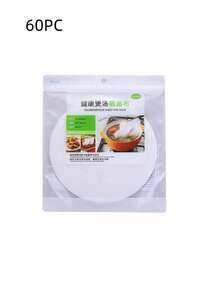 60 piezas de papel absorbente de aceite desechable para cocina / espumador de aceite | Papel absorbente de aceite reutilizable para cocina | Papel filtro de aceite antiadherente para freír y sopa | Vajilla gourmet ligera | Papel absorbente de aceite portátil, filtro de película de agua-aceite, papel filtro de alimentos, filtro de sopa de cocina, utensilios de cocina, herramientas de cocina esenciales, papel absorbente de aceite de cocina - Multicolor - Ver 12