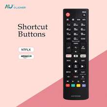 AU CLICKER 1 个 AKB75095308 通用电视遥控器，兼容 电视，包括 32LJ610V、43UJ634V、49UJ634V、55UJ634V、65UJ634V、43UJ6309、49UJ6309、60UJ6309 LED LCD 电视型号 - 黑色 - 查看 2