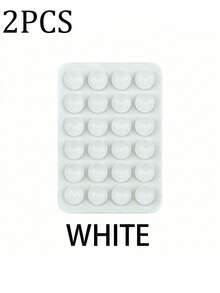 Double-Sided Silicone Phone Grip Handle, Suction Cup Phone Case Stand, Hands-Free Sticky Phone Holder, Suitable For Selfie And Video, Phone Finger Grip Stand, Wall Mounted, Car Mount, Applicable For Home, Office, Bathroom, Kitchen, Easy To Clean, No Trace, Soft Touch, Reusable Phone Accessory