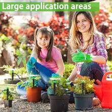 Drip Irrigation Kit Adjustable Garden Drip Irrigation System With 50FT 1/4"+50FT 5/16" Drip Tubing Drip Emitters Drip Connectors Irrigation System Kit For Raised Garden Bed Yard Lawn - As Pic - View 7