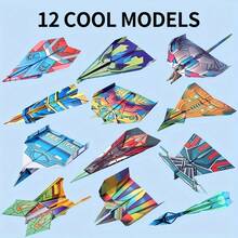 1 Box Creative Origami Set - 36pcs Colorful DIY Airplane Model Kit, Classroom Fun Art Project & Party Gift, Develop Hands-On Skills, Suitable For Birthday, Christmas, Halloween Gifting