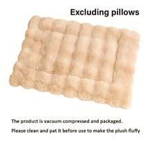 Plush Pet Mat, Soft Warm Blanket Luxurious Plush Pet Bed Mat For Dogs & Cats | Rectangular Ideal For Small To Large Breeds Washable - Multicolor - View 12