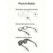 8pairs Heart Shaped Eyeglasses Non-Slip Sleeves, Soft Silicone Anti-Slip Glasses Leg Covers With Ear Hooks, Eye Leg Fixation Accessories Anti-Dropping Gadgets, Suitable For 3-8mm Eyeglass Leg Width, For Men, Women, Friends, Couples And Family, Glasses - 8對 - 查看 2