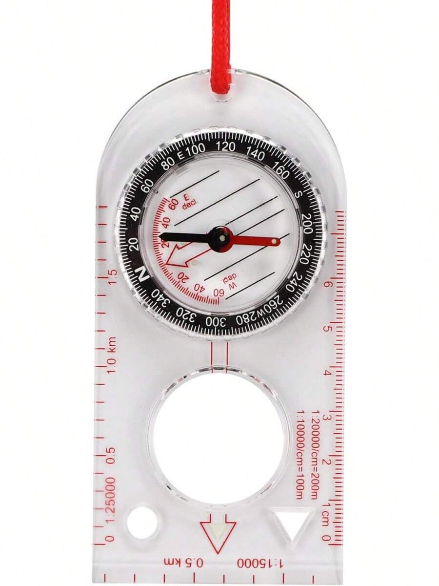 FOKH Brújula de Campo Profesional, brújula de orientación precisa, Resistente al Agua, de Uso Amplio, Duradera, para Actividades al Aire Libre, para Aventuras, para Escalar montañas - 1 - Ver 1