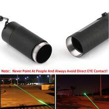 Areyourshop High Power Green Laser Pointer 532nm 900 Miles Range, Rechargeable Laser Pen With Safety Lock & Focus Adjustable, Aviation Aluminum Alloy Laser Torch For Presentation, Teaching, Astronomy - Black - View 4