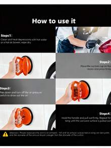 Portable Car Dent Repair Tool, Suction Cup Flat Surface Tool