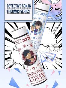 Detective Conan 316 Stainless Steel Insulated Cup (500ML) – IP-Themed White Tumbler with Conan & Kaito Kid Print, Long-Lasting Heat & Cold Retention,Perfect for Conan Fans/Teens/Young Adults Daily Hydration (School/Office/Commift/ Mystery Anime Lovers (Great for Birthdays/Anime Merch Exchanges/Back-to-School) - 柯南長白保溫杯01 - 查看 8