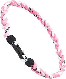 6 collares de béisbol de 18 pulgadas, 3 cuerdas trenzadas, collar de tornado, collar deportivo, collares de béisbol de titanio para fanáticos del deporte - Estilo A - Ver 13